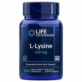 【ポイント10倍 5/16(土) 1:59まで※要エントリー】L-リジン（L-Lysine）620mg／100ベジカプセル