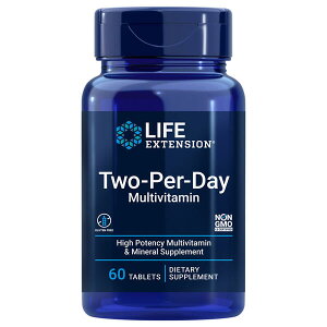 �c�[�p�[�f�C�i1��2���j�^60�^�u���b�g[Two Per Day�^�}���`�r�^�~���~�l�����^LIFE EXTENSION�^���C�t�G�N�X�e���V�����^�T�v�������g�^�A�����J�T�v���^�T�v�}�[�g�^SupmartUSA]