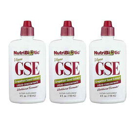 【3個セット】【お得用サイズ】GSEリキッド（グレープフルーツシードエキス）／4オンス（118ml）