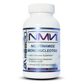 マックテン　NMN 125mg／30粒（カプセル）[NAD＋／β-Nicotinamide Mononucleotide／サーチュイン／エイジングケア／テロメア／若さ／サプリメント／マック10／Maac10／アメリカサプリ／サプマート／SupmartUSA]