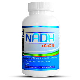【NMN】マックテン NADH + CoQ10 チュアブル（ベリー風味） 60粒[NMN NAD＋ サーチュイン コエンザイムQ10 エイジングケア テロメア スポーツ ランニング サプリメント MAAC10 マック10]