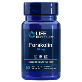 【ポイント10倍 5/16(土) 1:59まで※要エントリー】フォルスコリン 10mg／60カプセル[Forskolin LIFE EXTENSION ライフエクステンション サプリメント アメリカサプリ サプマート SupmartUSA 137-00300]