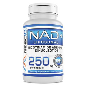 マックテン　リポソームNAD+ 250mg／60カプセル [NAD＋ Nicotinamide Mononucleotide サーチュイン エイジングケア テロメア 若さ サプリメント マック10 Maac10 アメリカサプリ サプマート SupmartUSA]