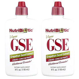 【お得用サイズ】GSEリキッド（グレープフルーツシードエキス）／4オンス（118ml）2個セット[GRAPEFRUIT SEED EXTRACT LIQUID CONCENTRATE／ニュートリバイオティック／NUTRIBIOTIC／サプリメント／アメリカサプリ／サプマート／SupmartUSA／39874]