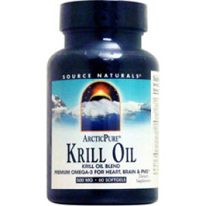 Source Naturals�i�\�[�X�i�`�������Y�jArctic Pure Krill Oil 500mg�@60���@�N�����I�C�� �I���K3 �A�X�^�L�T���`��