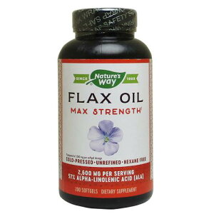 Nature's WayilC`[Y EFCj TCY tbNXICimj 1300mg 200 Tvg n[u p \tgWF AGLX Flax oil High potency