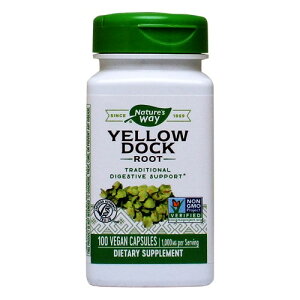 Nature's Way�i�l�C�`���[�Y �E�F�C�j �C�G���[�h�b�N���[�g 100�� �T�v�������g �n�[�u �A�����G�L�X Yellow Dock Root