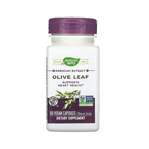 Nature's Way�i�l�C�`���[�Y �E�F�C�j �I���[�u���[�t�G�L�X�i�I���E���y�C���ܗL�j60�� �T�v�������g �|���t�F�m�[�� Olive Leaf Standardized