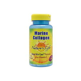 Nature's Life （ネイチャーズ ライフ） マリンコラーゲン（海洋性コラーゲン＆ビタミンCを一緒に！） 60粒 Marine Collagen