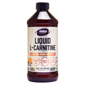 【ポイント10倍 5/16(土) 1:59まで※要エントリー】NOW（ナウ）L-カルニチン リキッド 1000mg カーニピュア シトラス 473ml L-カルニチン リキッド サプリメント