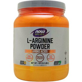 NOW お得サイズ Lアルギニン 100％ピュア パウダー 1kg ダイエット・健康 サプリメント 動物性エキス アルギニン含有食品 L-Arginine Powder 100％ Pure