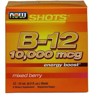 NOW�i�i�E�j �V���b�g �r�^�~��B12 10000mcg �Z�k���L�b�h 15ml × 12�{����