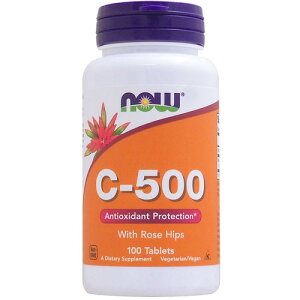 NOW �r�^�~��C 500mg�i�x�W�^���A�� �r�[�K�� ���B�[�K�� �d�l�j100�^�u���b�g