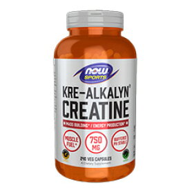 NOW クレアアルカリン クレアチン 750mg 240粒
