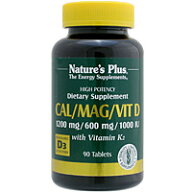 Nature's Plus （ネイチャーズ プラス） カルマグ ビタミンD3＆ビタミンK2（カルシウム＆マグネシウムを2…
