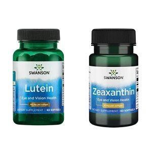 yZbgzeC 40mg  Eg [ALT` 4mg | X\ u[Cg N ڔ fXN[N ݑΖ Ԃ̉^]Lutein 40mgUltra ZeaxanthinSwanson