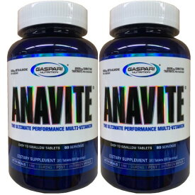 2個セット アナバイト アスリート用 マルチビタミン ＆ ミネラル 180粒 |【2bottle】Anavite Sport Multi-VitaminGaspari Nutrition