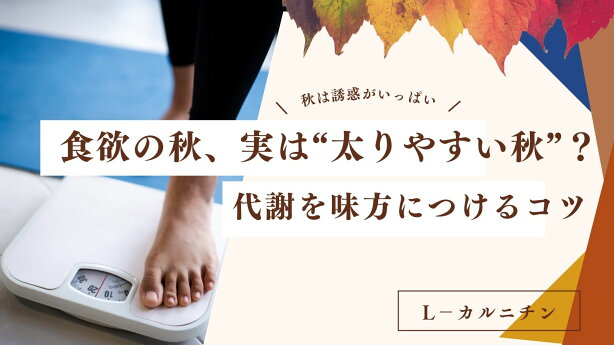 食欲の秋、実は“太りやすい秋”？代謝を味方につけるコツ
