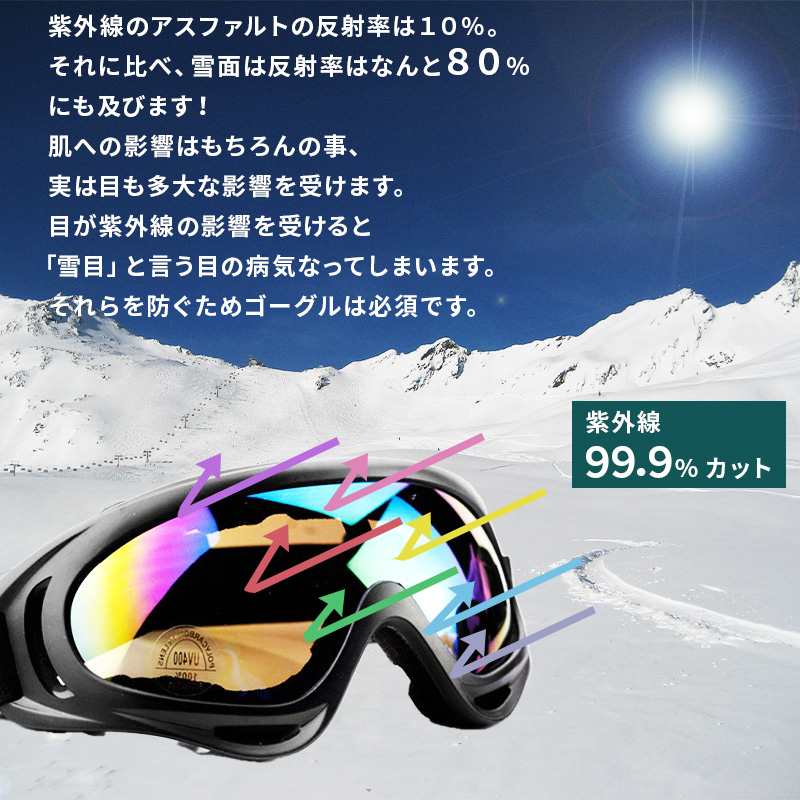 楽天市場】バイク スキー スノーボード ゴーグル レディース メンズ