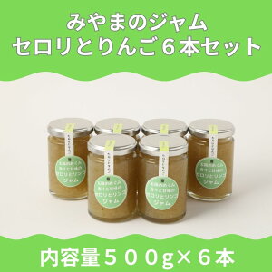 太陽の恵み みやまのジャム セロリとりんご/福岡県みやま産、国産素材・手作り・ヨーグルトに合う・無添加 500g