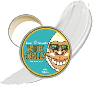 ( White Gorilla ) zCgS Ă~ UV SPF50+ S UV o[ Ō`45g EH[^[v[t Y ɗD Xی CORAL FRIENDRY }X|[c T[tB C SURF STYLE (45g UVo[