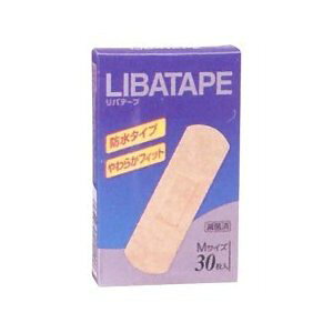リバテープ製薬株式会社リバテープ 防水やわらかフィット M ( 30枚入 )<防水タイプで伸縮性に優れた絆創膏です>