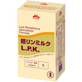 株式会社クリニコ　森永　低リンミルクL.P.K.　20g×15本入［品番：626451］【病者用食品】