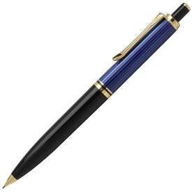 【送料無料】ペリカン シャープペンシル＜0.7mm＞ スーベレーン D400 ブラック/ブルー 青縞 ブルー縞