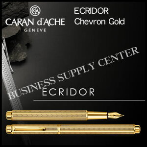yzCaran d'Ache(J_bV) NM ECRIDOR Chevron Gold(GNh[ VFu S[h) 0958-208y10P21Aug17z