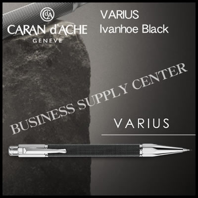 Caran d'Ache(カランダッシュ) シャープペンシル＜0.7mm＞ VARIUS Ivanhoe Black(バリアス アイバンホー ブラック) 4460-082