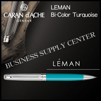 Caran d'Ache(カランダッシュ) シャープペンシル＜0.7mm＞ LEMAN Bi-Color Turquoise(レマン バイカラー ターコイズブルー) 4769-171