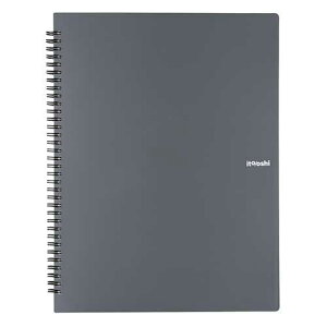 プラス イトオシ 推し活 どんどん増えるトレカをたくさん収納してもコンパクトな厚みの9ポケットのツインリング型ファイル ブラック 91838 (取り寄せ)