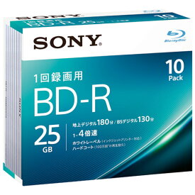 録画用BD-R 25GB 10枚 10BNR1VJPS4