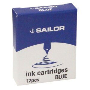セーラー万年筆 SAILOR カートリッジインク 13-0404-140 ブルー 12本入