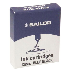セーラー万年筆 SAILOR カートリッジインク 13-0404-144 ブルーブラック 12本入