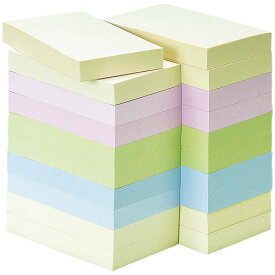 ふせん75×50mm混色 100枚*20冊 P511J-M-20