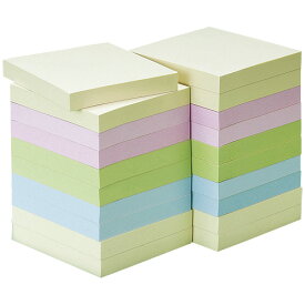 ふせん75×75mm混色 100枚*20冊 P512J-M-20