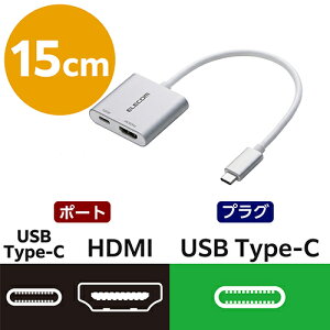 �ϊ��A�_�v�^ TypeC-HDMI AD-CHDMIPD100SV