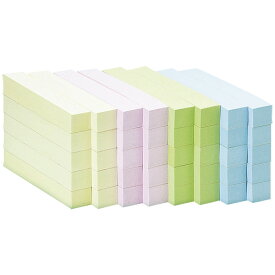 ふせん75×12.5mm混色100枚*40冊P514J-M-40