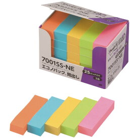 ポストイット強粘着製品エコノパック ネオンカラー混色 50mm×15mm 90枚×25パッド 7001SS-NE ふせん 付箋 お得パック [ポストイット]
