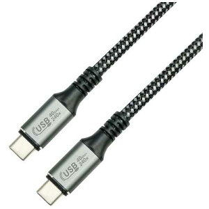 ���[���� USB4.0 Type-C�P�[�u�� 240w 1m