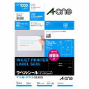 ラベルシール［インクジェット］ A4 10面 四辺余白付 100シート(1,000片) 28940 ●宛名/差出人用●内容物表示用●収納…