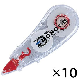 修正テープ　モノCC　5mm　使い切り　コンパクト　小さい　CT-CC5　10個　MONO　トンボ鉛筆