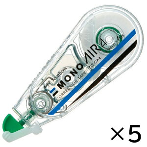修正テープ モノエアー 4mm(4.2mm) 使い切り コンパクト 軽く引ける CT-CA4 5個 MONO トンボ鉛筆