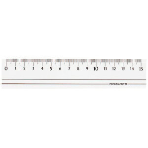スモーク定規 RSR-15B 15cm