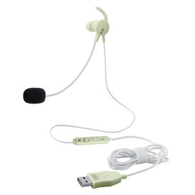 プラス PLUS ジブンイロ 片耳タイプ WEB会議 耳栓式 ヘッドセット クスミ アースカラー PCアクセサリー グリーン ケイタイする小型ヘッドセット TW-HS003 428823 プラスビジョン