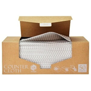 ストリックスデザイン カウンタークロス ボックス厚手 グレー50枚