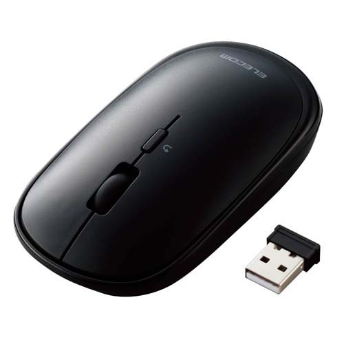 【ギフ_包装】 薄型無線マウス ブラック M-TM10DBBK マウス