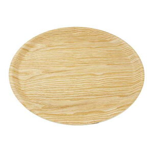 アサヒ興洋 木製トレーノンスリップ丸型 L NC22-05