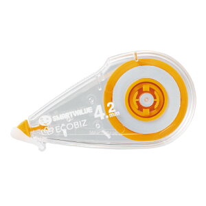 スマートバリュー 修正テープ 4.2mm×8m H070J-Y